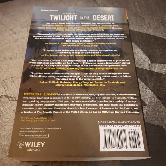 Twilight in the Desert | Saudi Oil Shock Bestseller - Picture 3 of 3